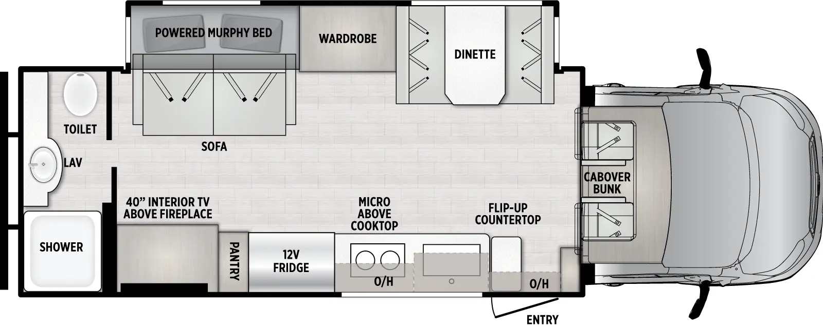 Bravado 29S Floorplan